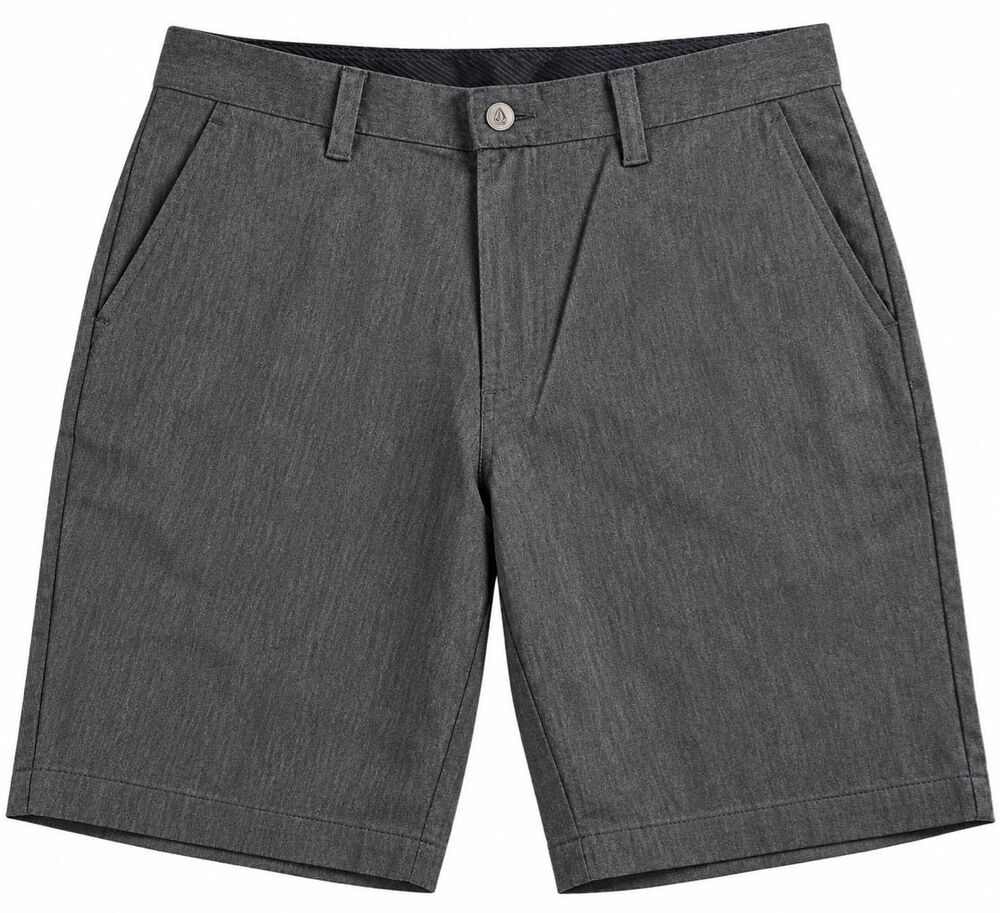 NWT Volcom Men’s True To This Grey Chino Shorts Size 31 New